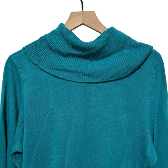 Designers Original Cowl Neck Sweater 3/4 Bell Sleeves Women’s Size XL - Picture 7 of 12